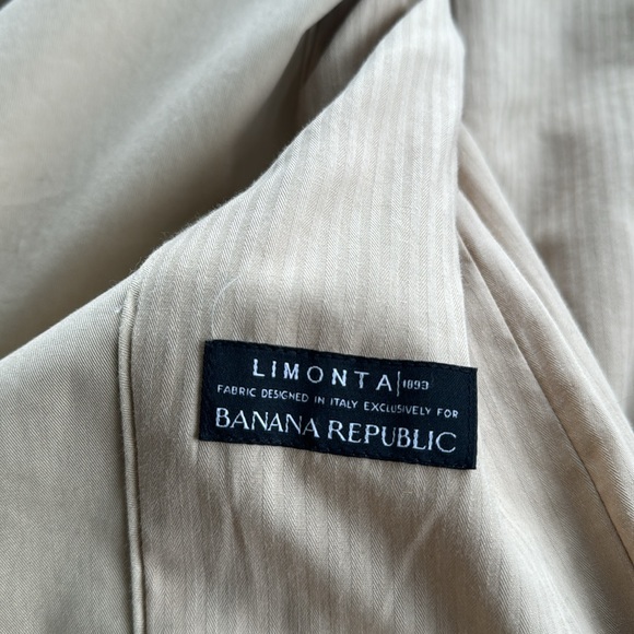 Classic Limonta Banana Republic Trench coat NWOT. - Picture 5 of 8